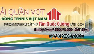 GIẢI QUẦN VỢT CỘNG ĐỒNG TENNIS VIỆT NAM MỞ RỘNG TRANH CUP SẮT THÉP TÂN QUỐC CƯỜNG LẦN II - 2020