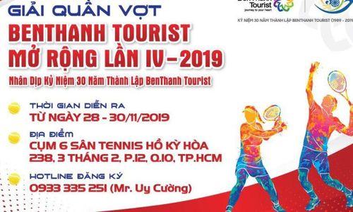 ĐIỀU LỆ GIẢI QUẦN VỢT BẾN THÀNH TOURIST MỞ RỘNG LẦN IV NĂM 2019